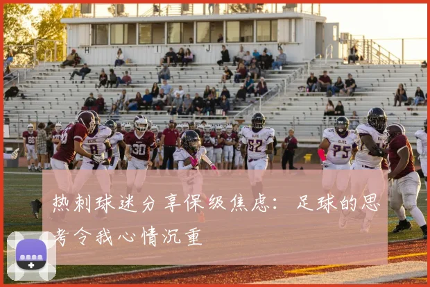 热刺球迷分享保级焦虑：足球的思考令我心情沉重